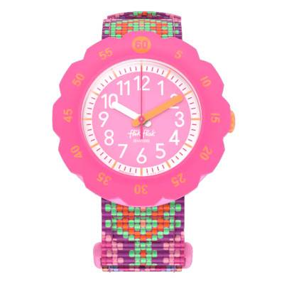 Montre Loop In Pink FPSP072 - Flik Flak