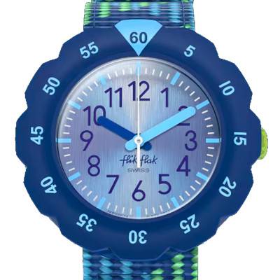 Montre Loop In Blue FPSP074 - Flik Flak