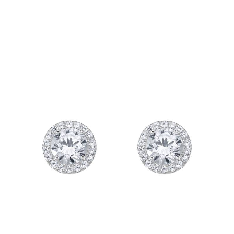 925 Silver & White Zirconium Oxide Halo Stud Earrings - H2304-051-14 - Thomas Sabo