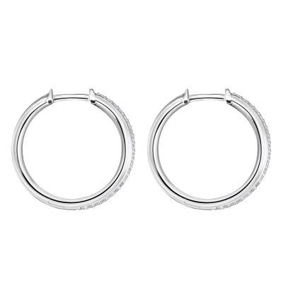 Créoles en Argent 925 & Zircones Blanches, Diamètre 20,70 mm - CR673-051-14 - Thomas Sabo