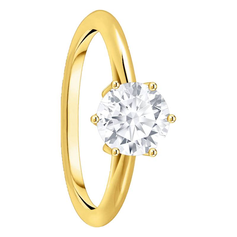750/1000 Yellow Gold-Plated & Cubic Zirconia Ring - TR2474-414-14-54 - Thomas Sabo