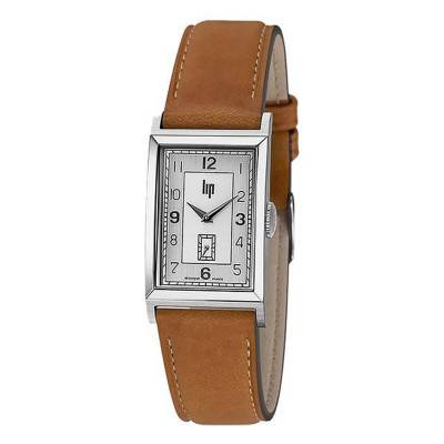 Churchill T18 Silver Brown Strap Watch 671015 - Lip