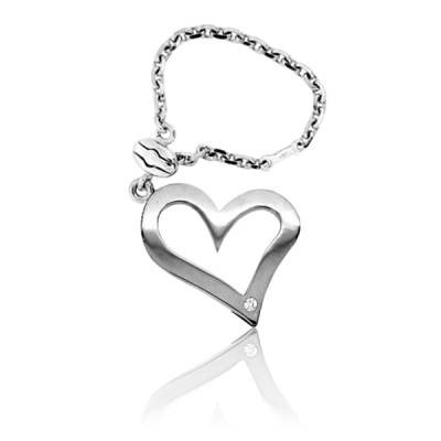 Open Heart Keychain - Artemis