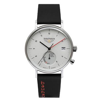 Montre Solar Homme Noir/ Blanc 2112-1 - Bauhaus