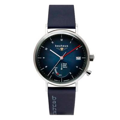 Montre Solar Homme Bleu 2112-3 - Bauhaus