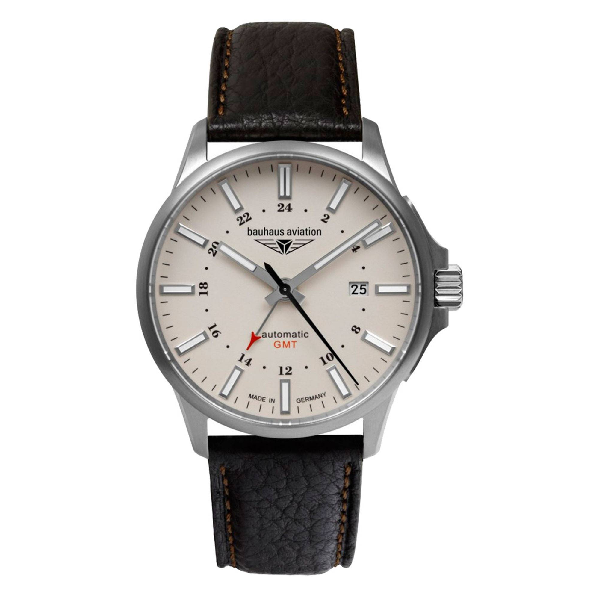 Cadran De Montre AS 1920 - Gris Plat, Rond, 28 Mm, Double Date - Neuf Sans étiquette