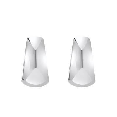 925 Silver Classic Trapezoidal Hoop Earrings, 12 mm Diameter - CR740-001-21 - Thomas Sabo