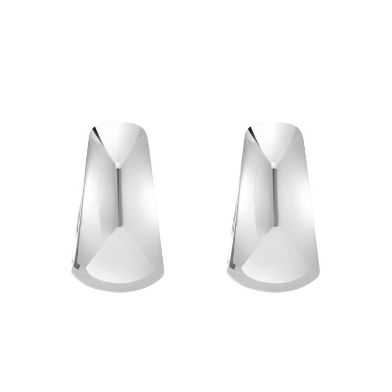 925 Silver Classic Trapezoidal Hoop Earrings, 12 mm Diameter - CR740-001-21 - Thomas Sabo