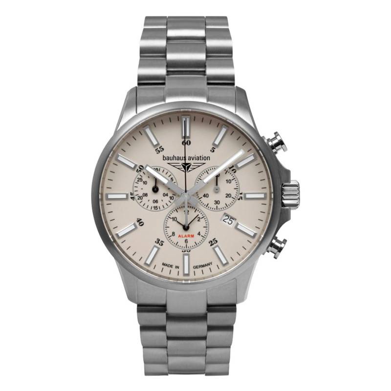 Aviation Alarm Chrono Watch 2880M-5 - Bauhaus