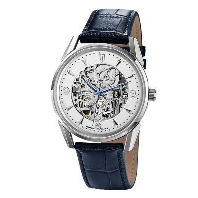 Himalaya 40mm Skeleton Silver/Blue Watch 671554 - Lip