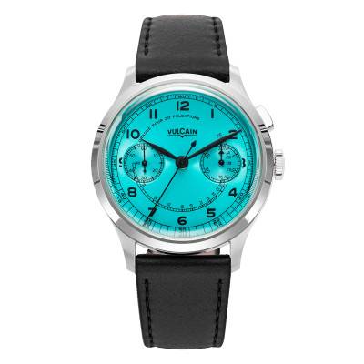 Vulcain Turquoise Monopusher Heritage Watch 650167A38 - Vulcain