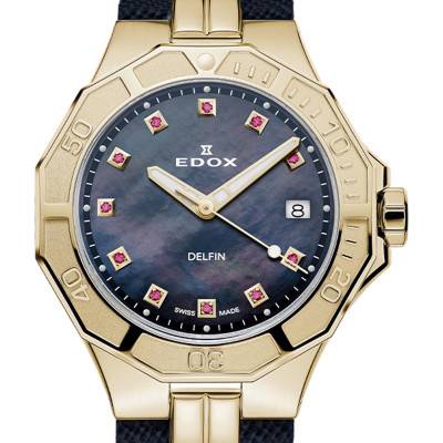 Watch Delfin The Original Lady 53020-37JC-NANRUD - Edox