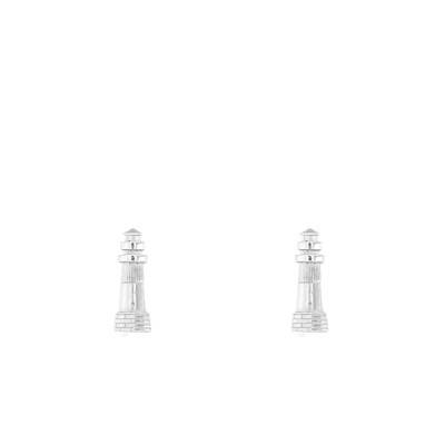 Puces d'oreilles Phare en Argent - Emanessence