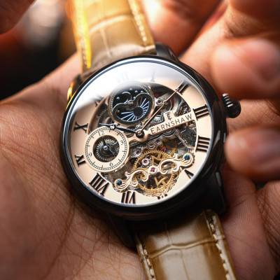 Montre Longitude Automatic Skeleton ES-8006-0G - Thomas Earnshaw