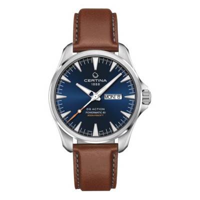 Montre DS Action Day-Date Powermatic 80 C0324301604100 - Certina