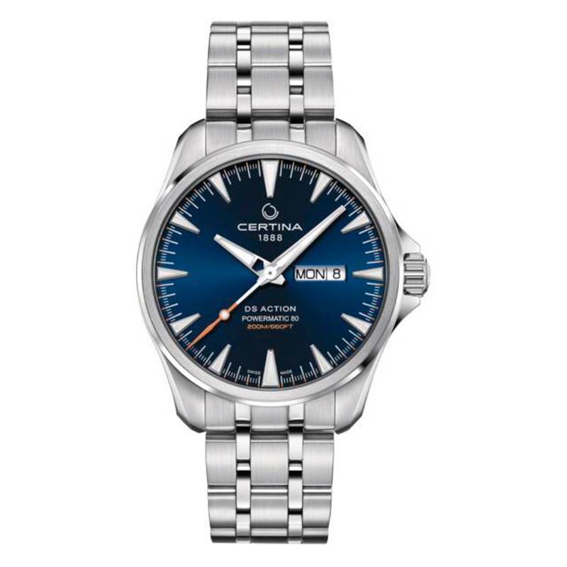 DS Action Day-Date Powermatic 80 Watch C0324301104100 - Certina
