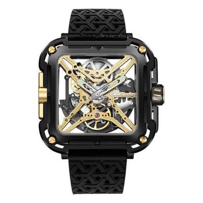 Montre Série X Gorilla Titanium Gold X021-BLGO-W25BK - Ciga Design