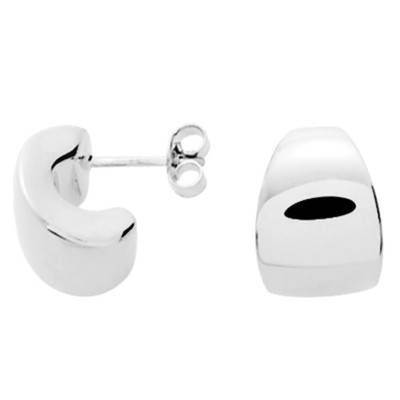 Boucles d'oreilles créoles, argent 925/1000, Diamètre 15 mm - Emanessence