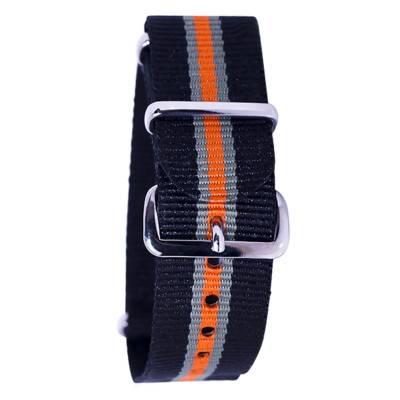 Black/Gray/Orange NATO Strap - Bracelet BNO