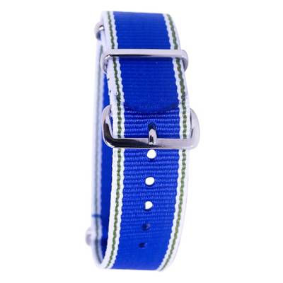Bracelet Nato Bleu/Blanc/Vert - Bracelet BNO
