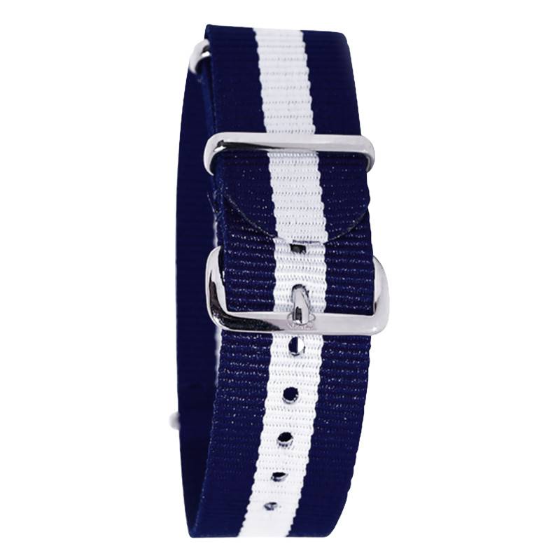 Blue/White NATO Strap - Bracelet BNO