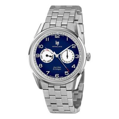Montre Himalaya 40 Bleue Bi-Compax 671675 - Lip