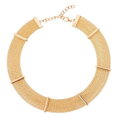Collier Rhodes Doré, Longueur Ajustable - Hipanema