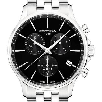 Montre DS-8 Chrono C0454171105100 - Certina