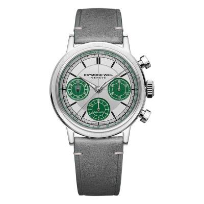 Montre Millesime Automatique Chronographe Tri-Compax Edition Limitée Largo Winch 39.5 mm - Raymond Weil
