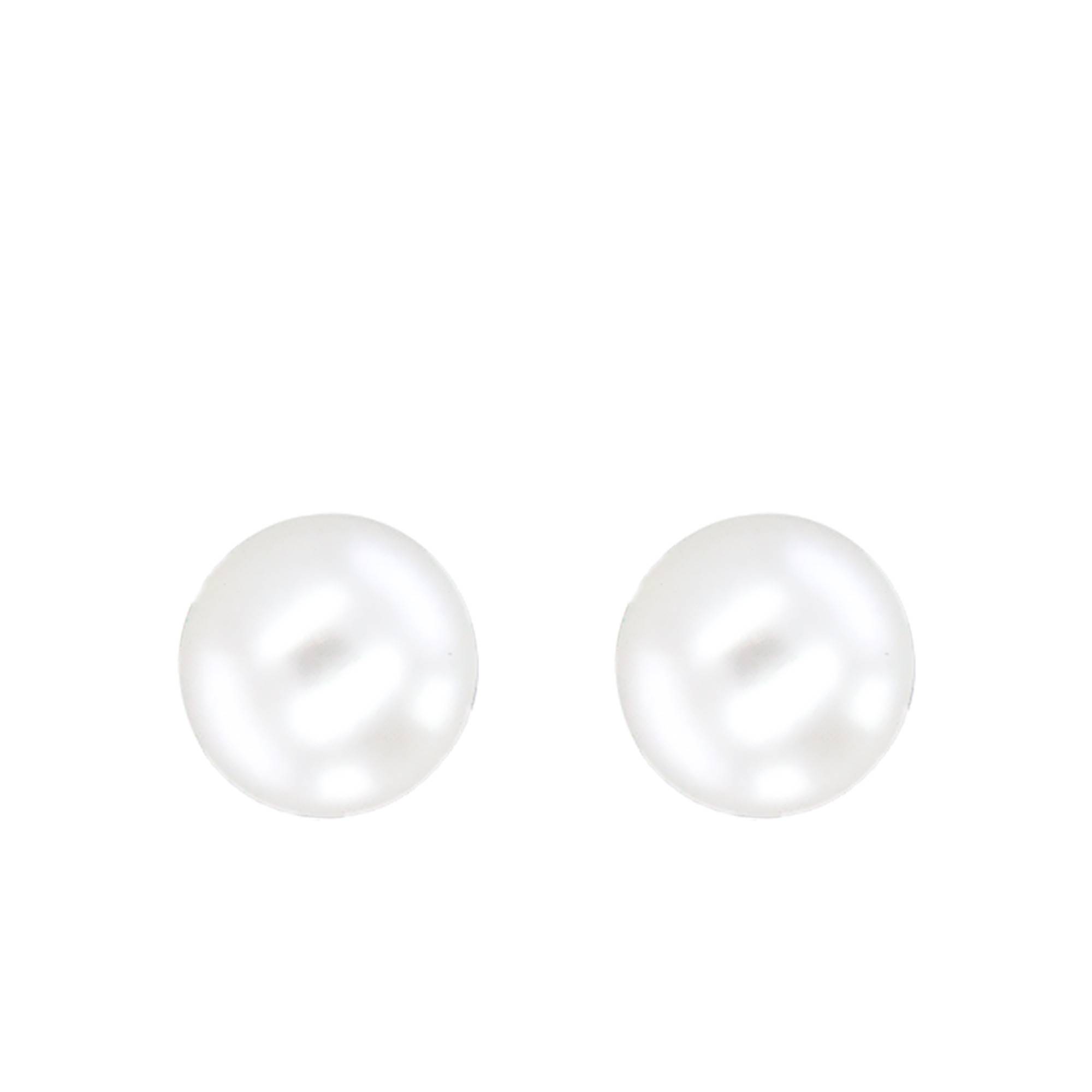 Boucles D'oreilles Vintage Goutte Tourbillon - Or Jaune 14 Carats Et Perles D'eau Douce