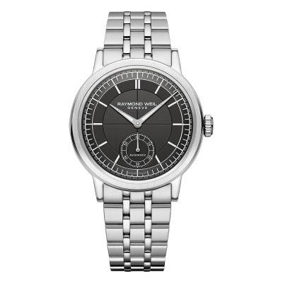 Millesime Small Seconds 39 mm Watch - Anthracite Dial - Raymond Weil