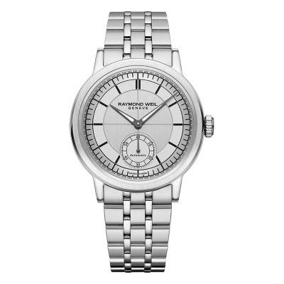 Millesime Small Seconds 39 mm Watch - Silver Dial - Raymond Weil