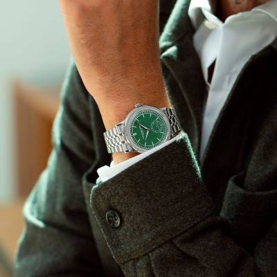 Millesime Small Seconds 39 mm Watch - Green Dial - Raymond Weil