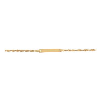 Gourmette Plaquée Or Vermeil Et Laminé Or 18K Dolly-Bijoux - Pour Femme - Neuf Avec étiquettes - Bijou Joaillerie