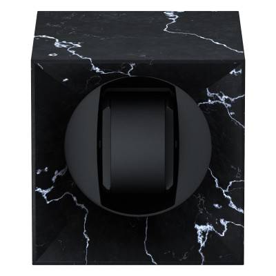 Startbox Metamorphik Noir Marquina Rotating Watch Winder - SwissKubik