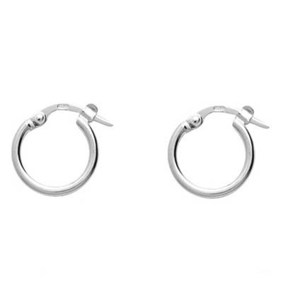 Silver Hoop Earrings, 10 mm to 70 mm Diameter - Emanessence