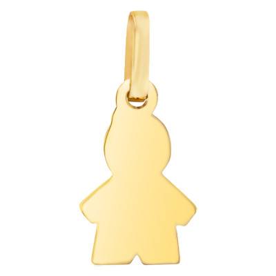 Pendentif Garçon Pierre de Naissance Swarovski Or Jaune 375 - Bambins