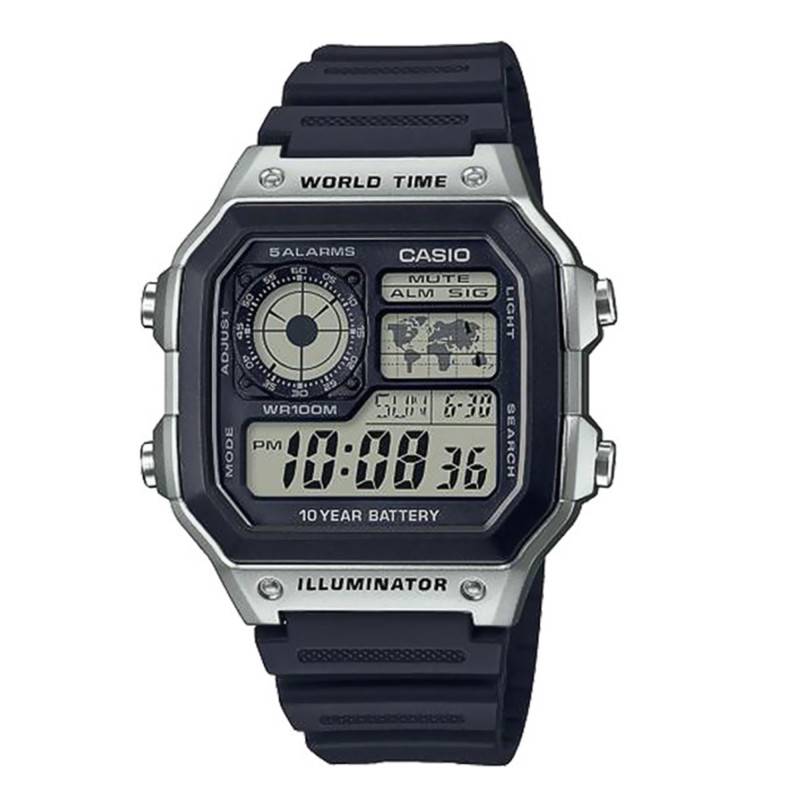 Casio Vintage World Map AE-1200WH-1CVEF Watch - Casio Vintage