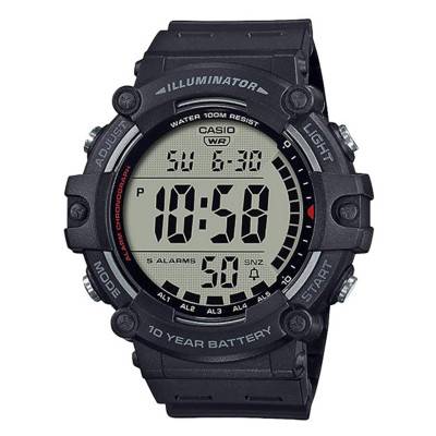 Casio Vintage Black Resin Sport Watch AE-1500WH-1AVEF - Casio Vintage