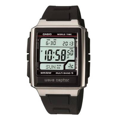 Wave Ceptor WV-59R-1AEF Rectangle Watch - Casio Vintage