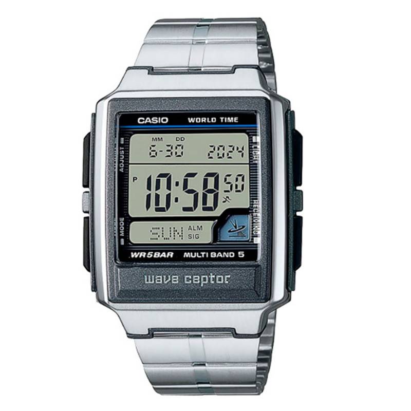Wave Ceptor WV-59RD-1AEF Rectangle Watch - Casio Vintage
