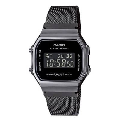 Black Casio Vintage Watch A168WEMB-1BEF - Casio Vintage