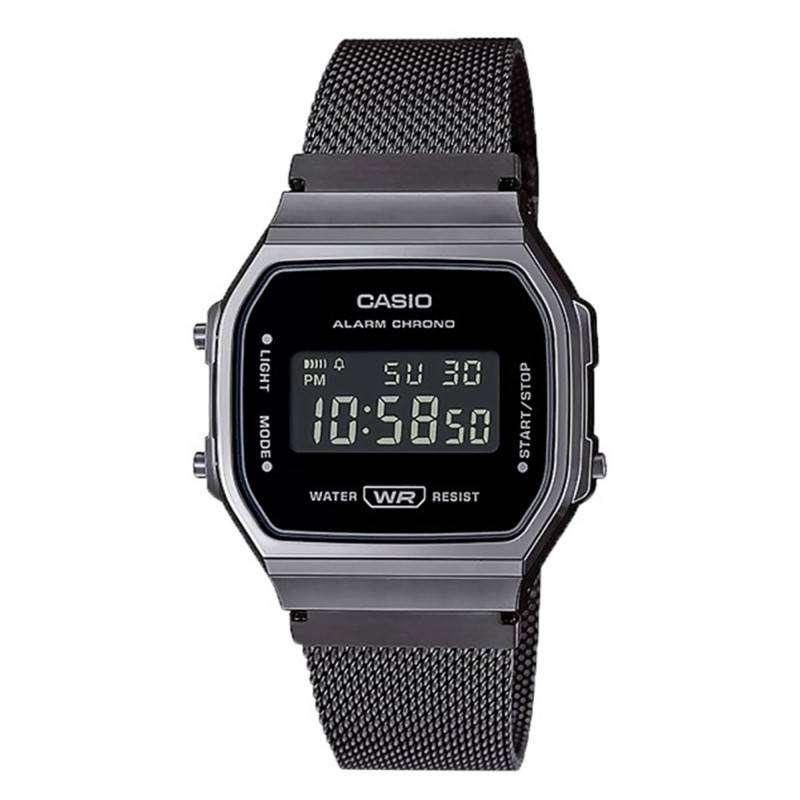 Black Casio Vintage Watch A168WEMB-1BEF - Casio Vintage