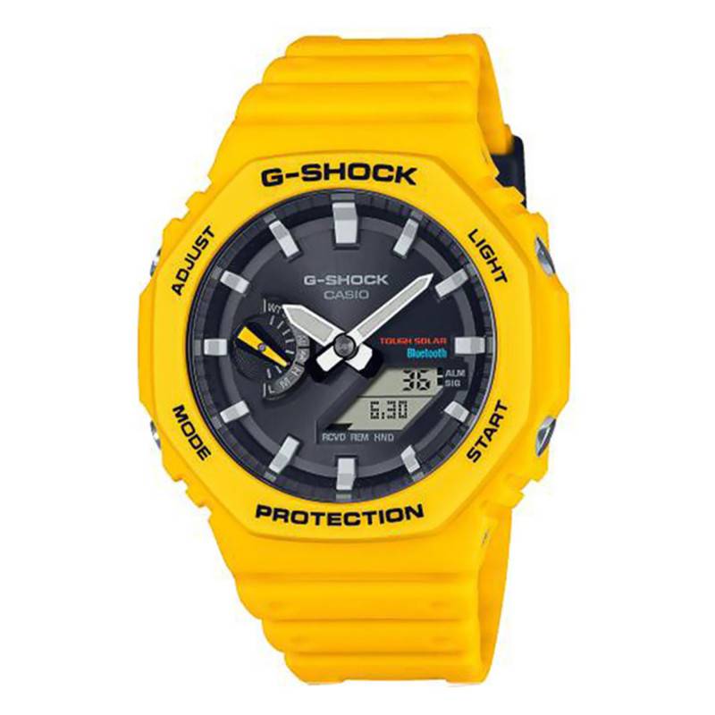 Yellow Solar Connected G-Shock Watch GA-B2100C-9AER - Casio G-Shock