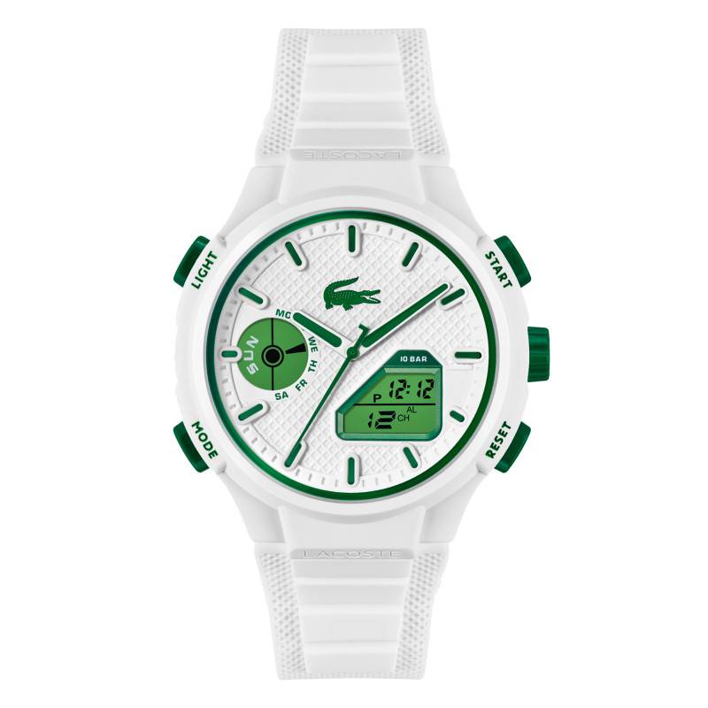 Analog-Digital 45mm LC33 White Watch 2011364 - Lacoste