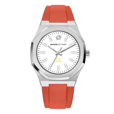 Montre MTBeta 2.0 Blanc Rouge - Maison du Temps