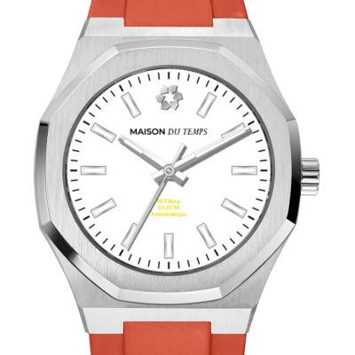 Montre MTBeta 2.0 Blanc Rouge - Maison du Temps