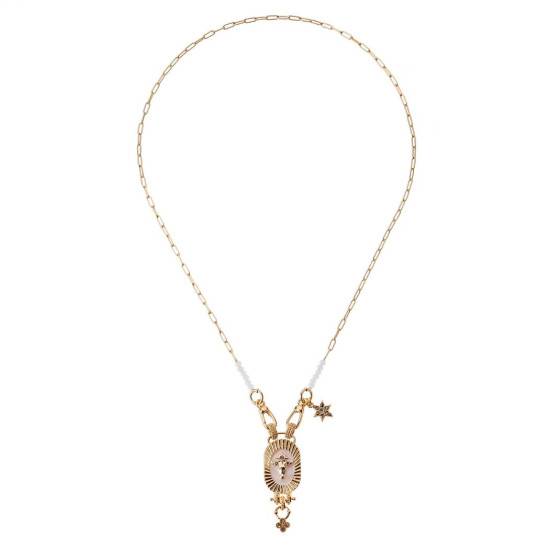 Lot De Bijoux Fantaisie Occasion - Colliers, Boucles D'oreilles Et Bagues Ajustables En émail Et Strass