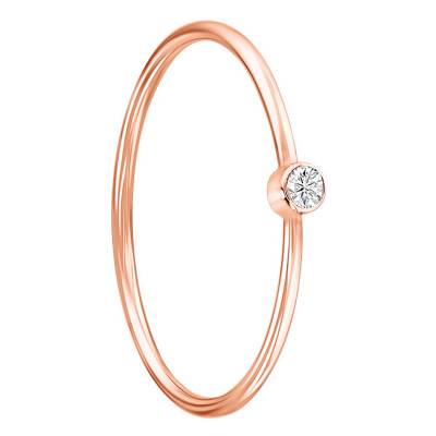 Lonely Star 750/1000 Rose Gold Ring - Ocarat