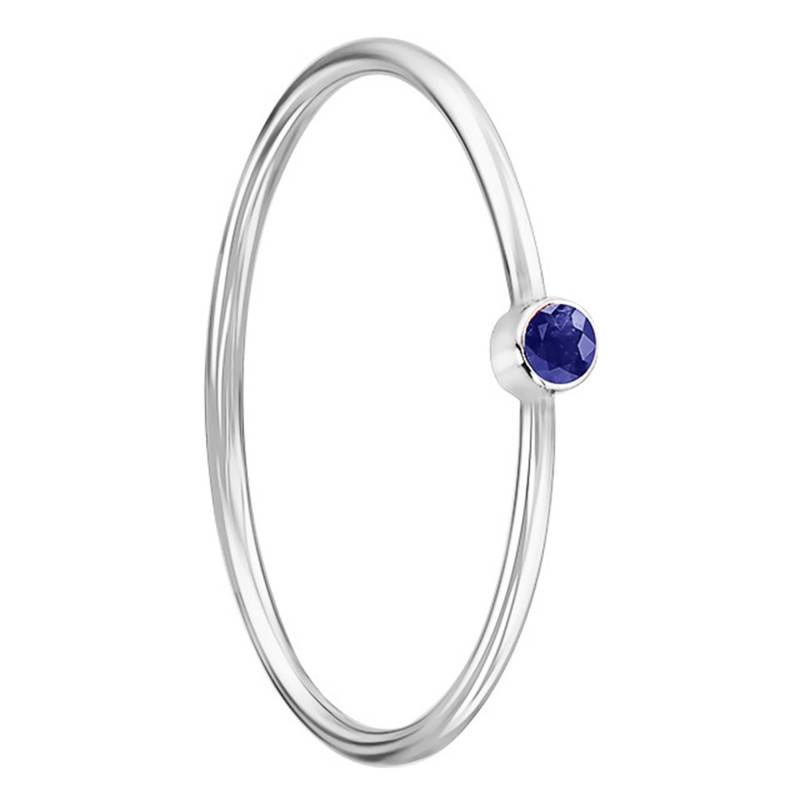 Lonely Star 750/1000 White Gold & Sapphire 0,02 ct Ring - Ocarat